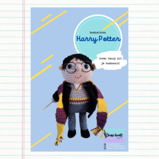 voorpagina haakpatroon amigurumi vriendje Harry Potter