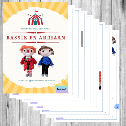 voorbeeld haakpatroon Bassie en Adriaan