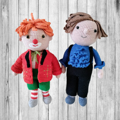 Bassie en Adriaan amigurumi