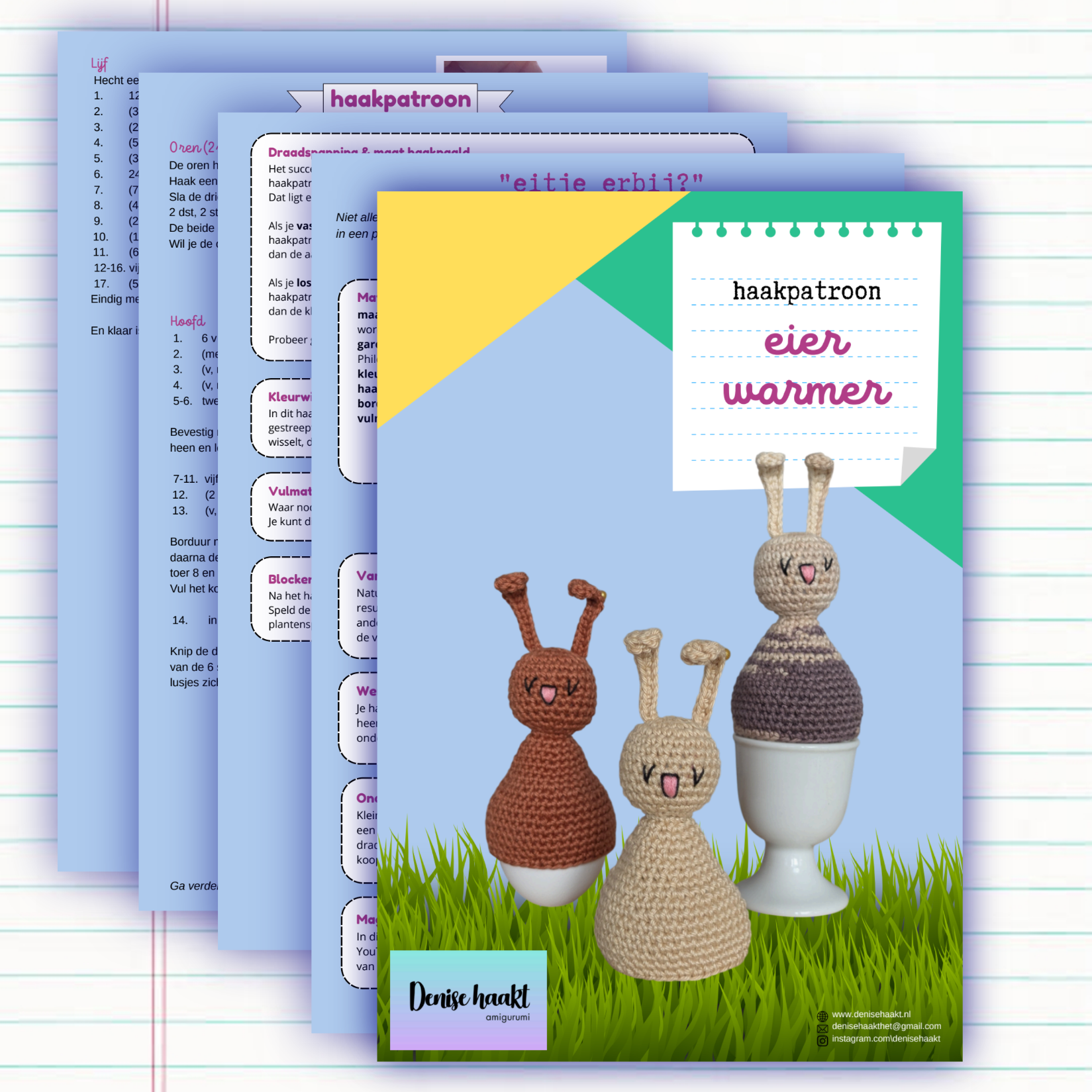 haakpatroon Eierwarmer - Afbeelding 2