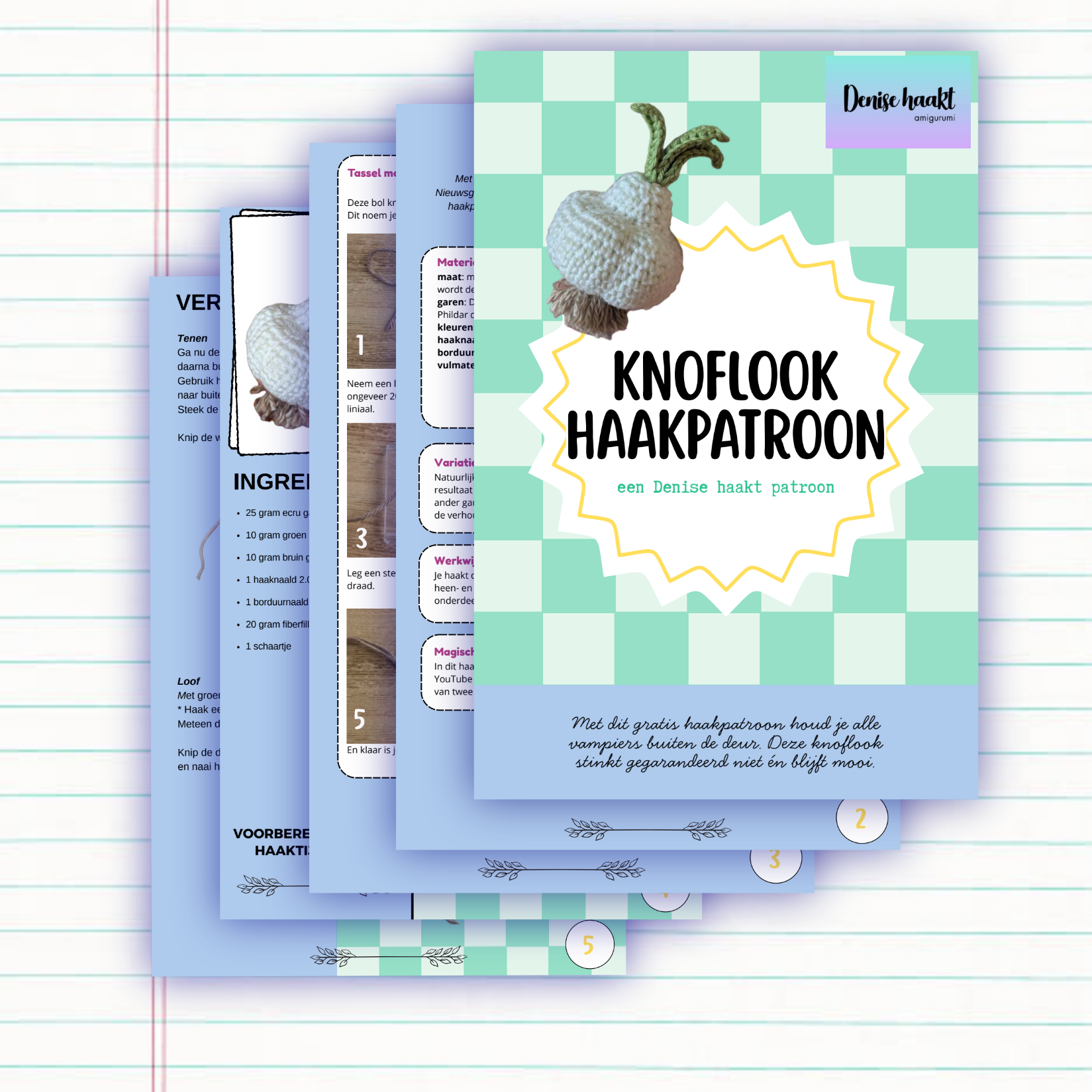 haakpatroon Knoflook - Afbeelding 2
